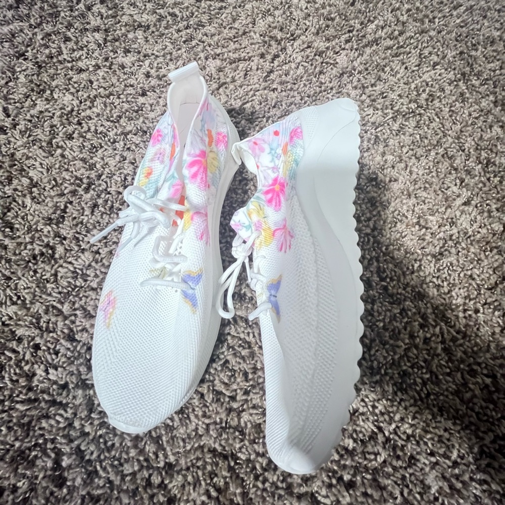 Floral Running Shoes